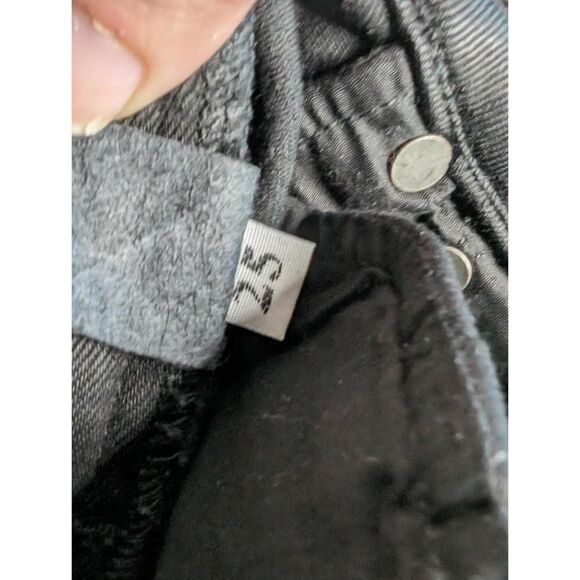 Helmut Lang Jeans Ankle Skinny Black Size 25 - Picture 5 of 9